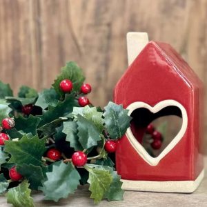 talolyhty pieni sydän punainen