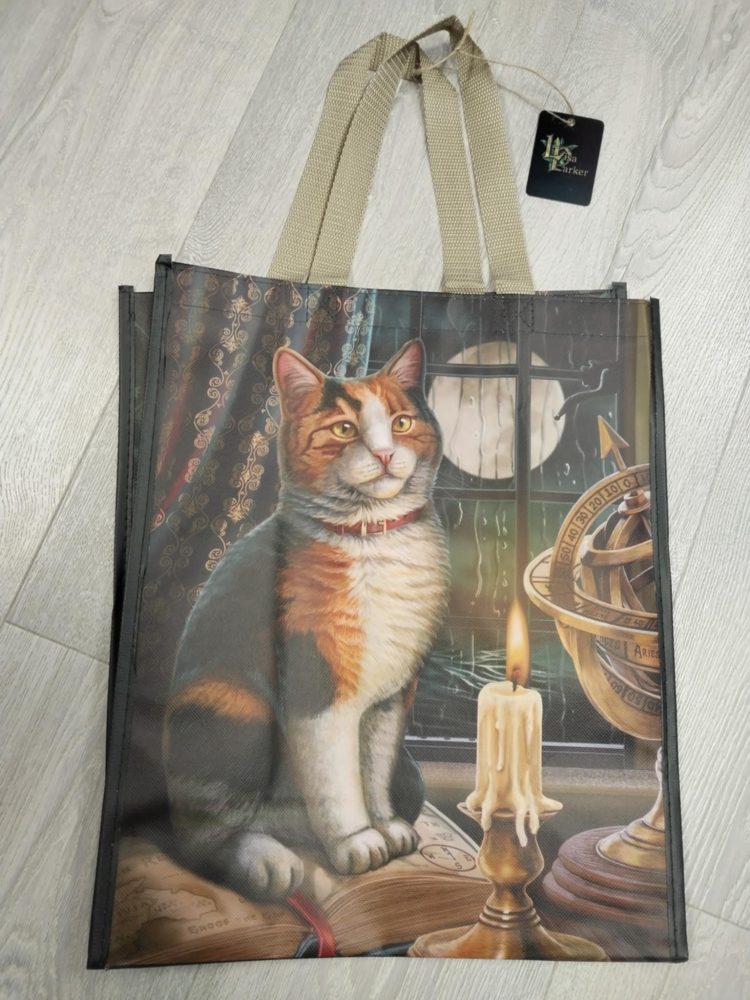 Laadukas ja kestävä Kestokassi, "Kissa ja kynttilä" - Image 2