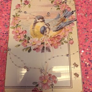 Nostalginen metallitaulu, "Linnun rakkaus" A4