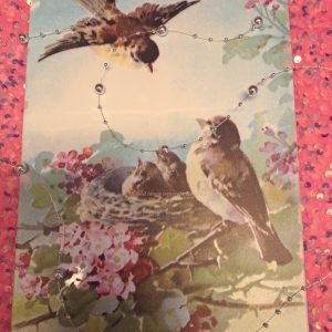 Nostalginen metallitaulu, "Lintuemon huolehtiminen", A4