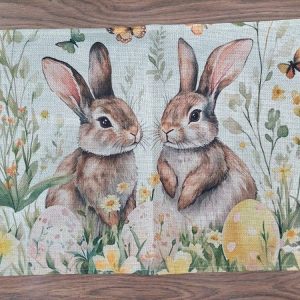 Pellavainen liina, Pupukaverukset, 45 x 30 cm