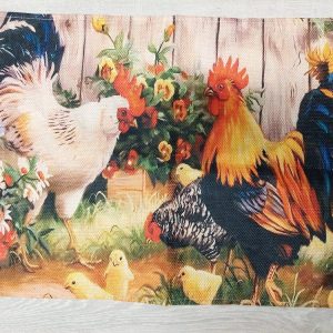 Pellavainen liina, Kukko kiekuu