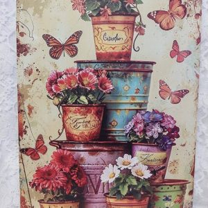 Nostalginen metallitaulu, Kukkatorni, A4