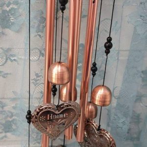 Tuulikello Home -sydämillä