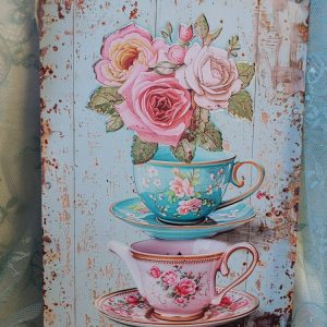 Nostalginen metallitaulu, Hetki ystävän kanssa, A4