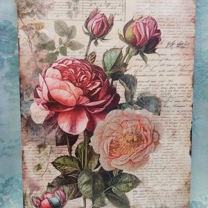 Nostalginen metallitaulu, Ruusuinen hetki, A4