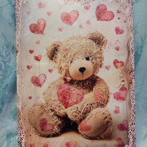 Nostalginen metallitaulu, Sydänystävä Nalle, A4