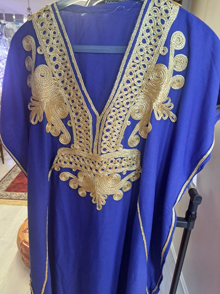 Upea Marokon Juhlakaftaani kultakirjailulla - Image 8