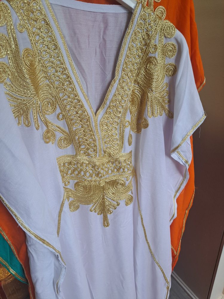 Upea Marokon Juhlakaftaani kultakirjailulla - Image 18
