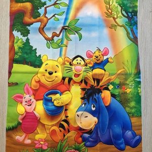 Laadukas, imukykyinen, Keittiö- ja käsipyyhe, Nalle Puh ja kumppanit