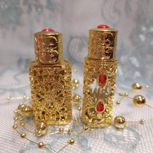 Itämainen koristeparfyymipullo/ matkapullo