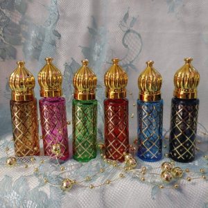 Itämainen koriste-parfymipullo/ matkapullo