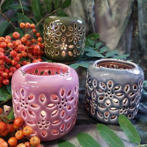 Keraaminen kukkalyhty, 9,6 cm