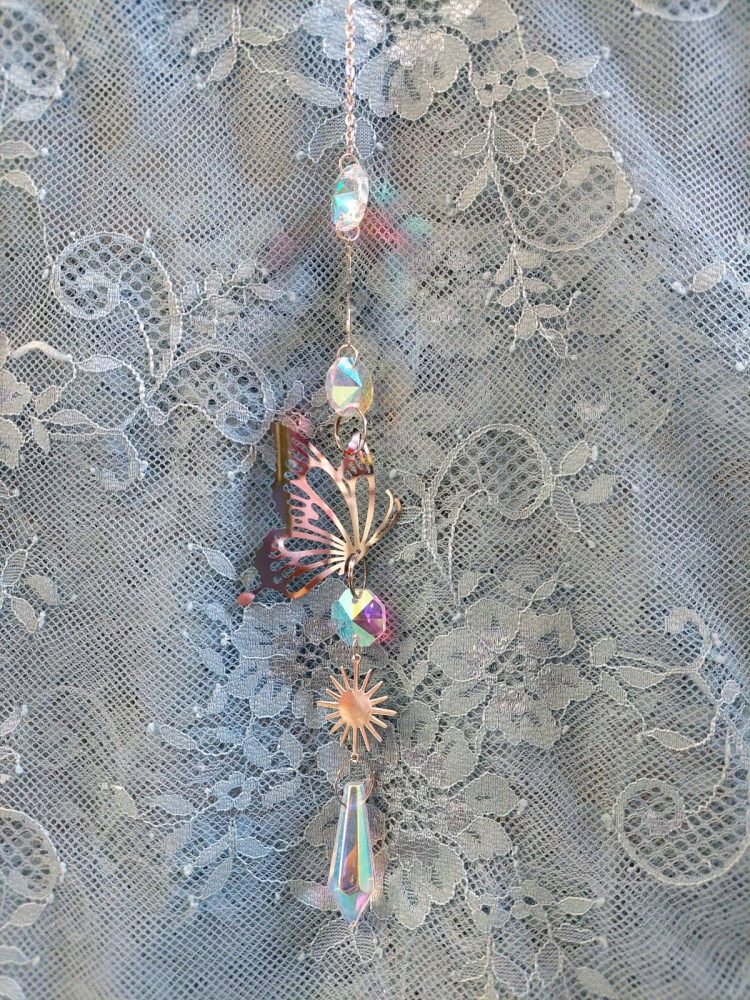 Feng Shui -kristalliriipus Perhonen - Image 2