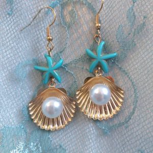 Meritähti, Simpukka ja helmi -korvakorut