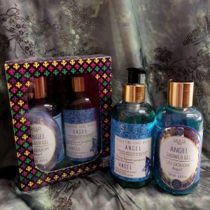 Luksus -lahjapaketti, Angel, Enkeli: luonnollinen Suihkugeeli + käsintehty Nestesaippua, 200 ml - Image 10