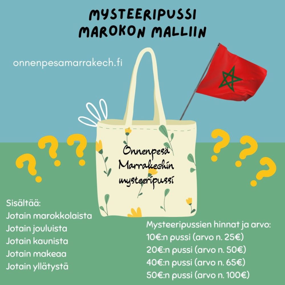Mysteeripussi Marokon malliin