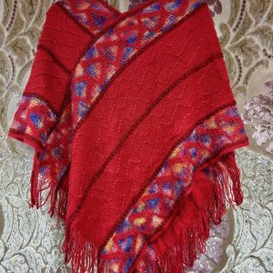 Pehmeä ja lämmin pontso, punainen