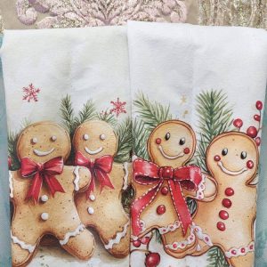 Pehmeä Joulupyyhe, Nissepolkka, 2 kpl