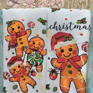 Pehmeä käsipyyhe, Joulupiparit, 2 kpl