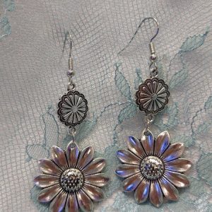 Kaksiosaiset Auringonkukka -korvakorut