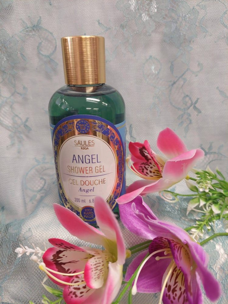 Luksus -lahjapaketti, Angel, Enkeli: luonnollinen Suihkugeeli + käsintehty Nestesaippua, 200 ml - Image 6
