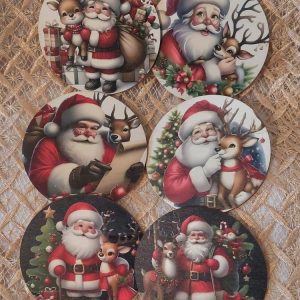 Lasinalunen, Joulupukki, 4 kpl