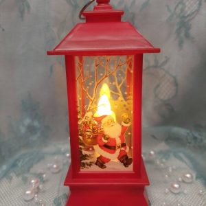 Joulupukki-lyhty Led-valolla