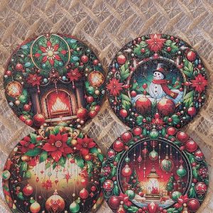 Lasinalunen, Värikästä Joulua, 4 kpl