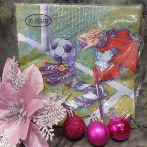 Taideruokaservetit, Jalkapalloa