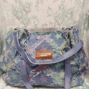 Rento farkkutyylinen Käsi-, Olkalaukku