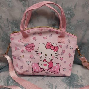 Suloinen Hello Kitty -käsi-, olkalaukku