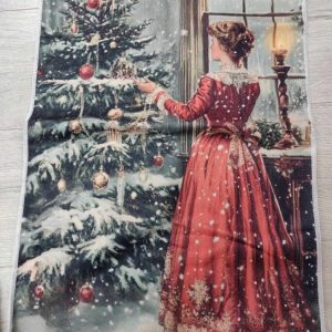 Nostalginen Joulupyyhe, Kuusta koristellessa