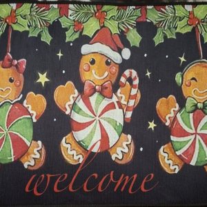 Joulukynnysmatto jarrupohjalla, Pipariukot