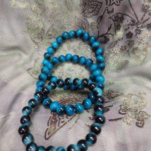 Hoitavat Kivi-Rannekorut, Sininen ja turkoosi värisävy, 3 kpl:n tarjous