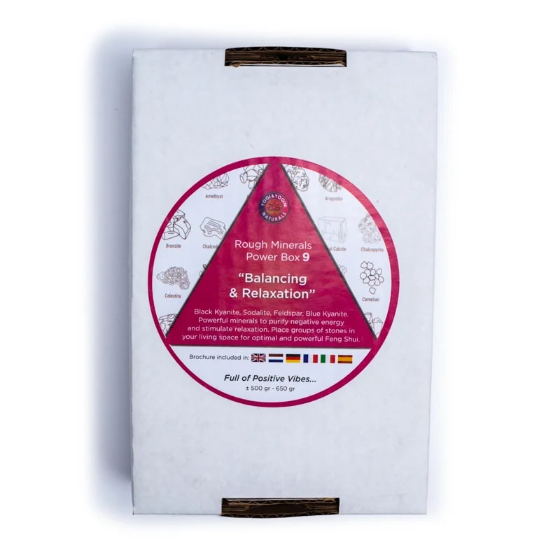 Hoitavat Kivet, Voimalaatikko, Tasapaino ja Rentoutuminen, Feng Shui, 500-650 g - Image 3
