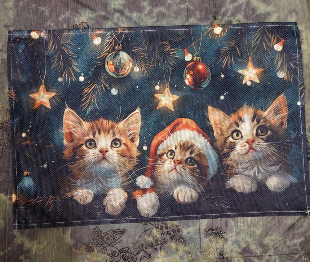 Jouluinen Kynnysmatto, Joulukissat - Image 4