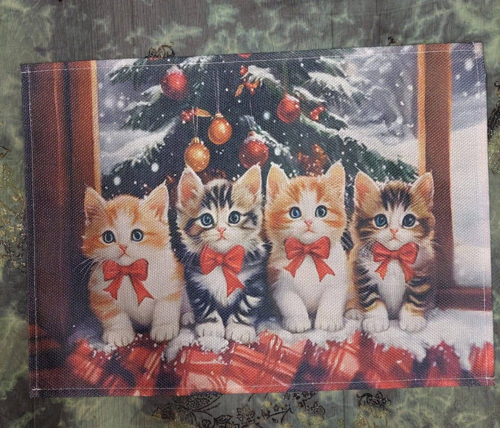 Jouluinen Kynnysmatto, Joulukissat - Image 3