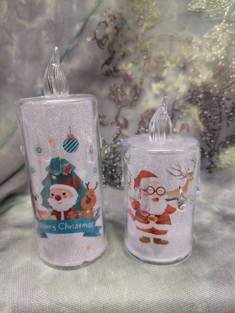 Kuvalliset Led-kynttilät kolmessa koossa, kauniisti kimaltelevat - Image 5