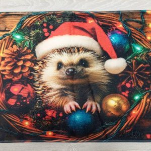 Suloinen jouluinen Pehmo-kynnysmatto jarrupohjalla, Joulusiili