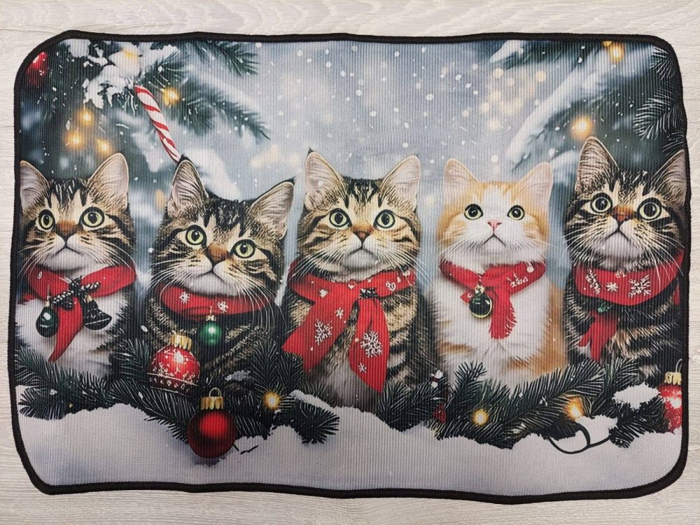 Jouluinen Kynnysmatto, Joulukissat - Image 7