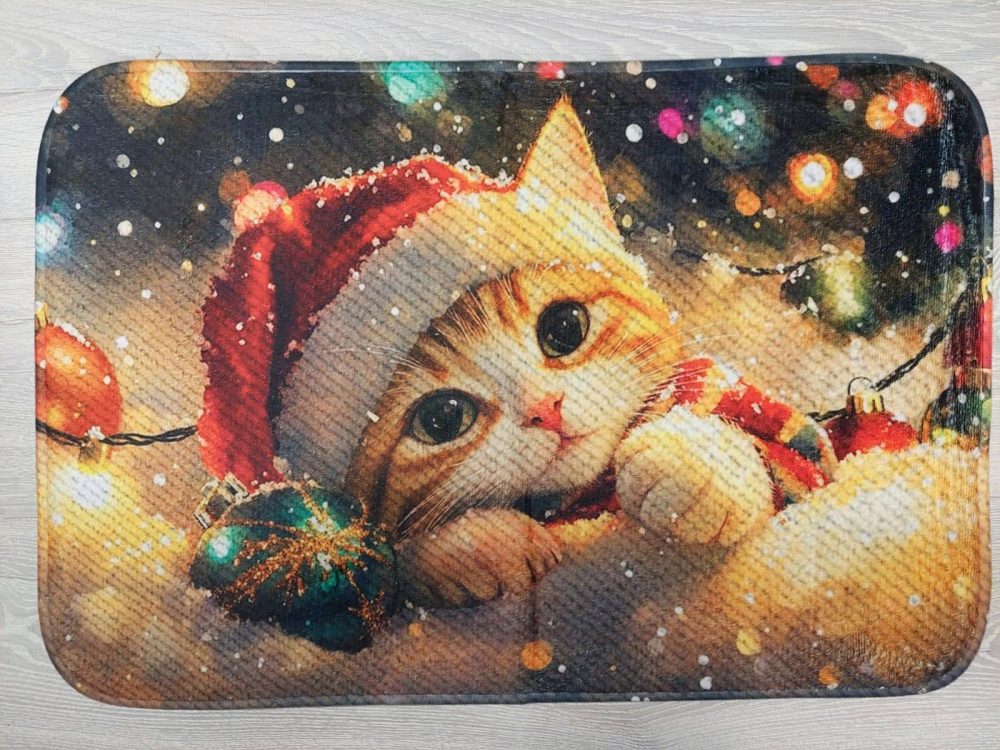 Jouluinen Kynnysmatto, Pienen kissan Jouluihme