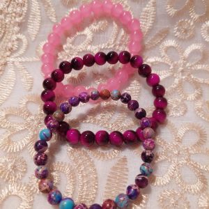 Hoitavat Kivirannekorut, 3 kpl, Suuria Unelmia -tarjouspaketti