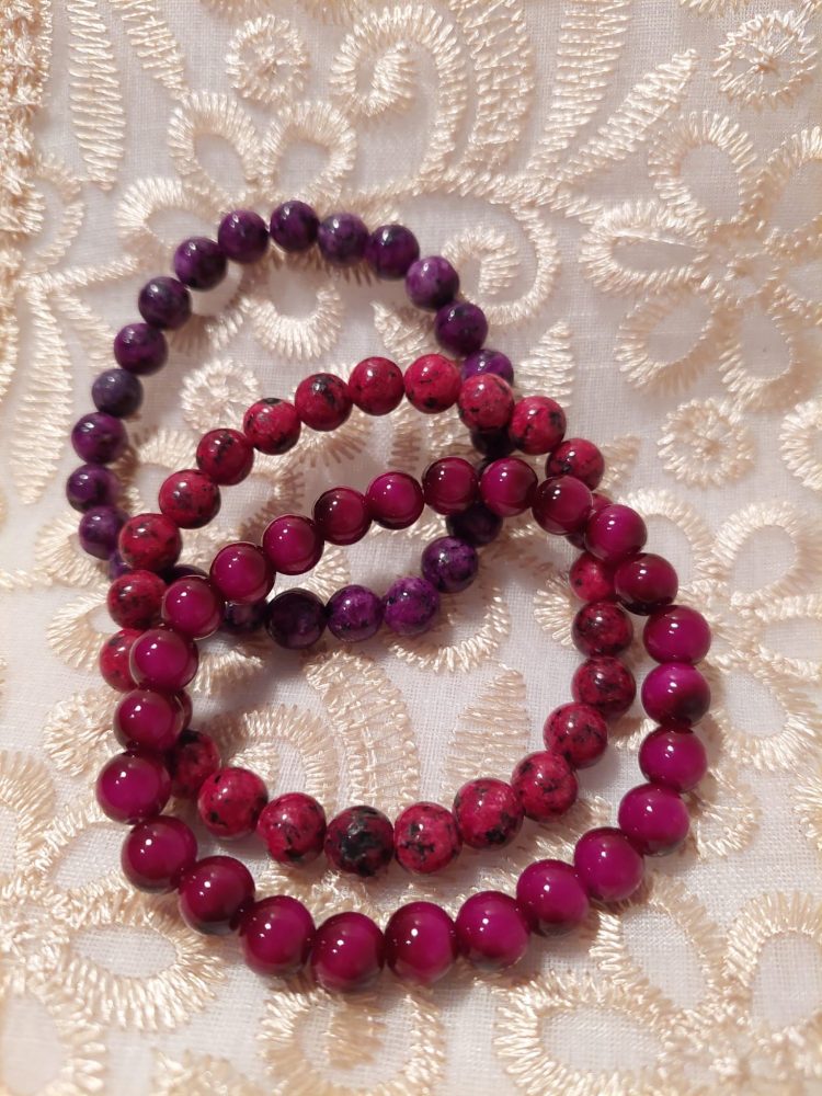 Hoitavat Kivirannekorut, 3 kpl, Marjaiset Unelmat -tarjouspaketti