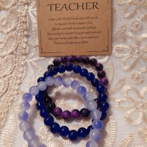 Hoitavat Kivirannekorut, 3 kpl, Opettajan korut -tarjouspaketti