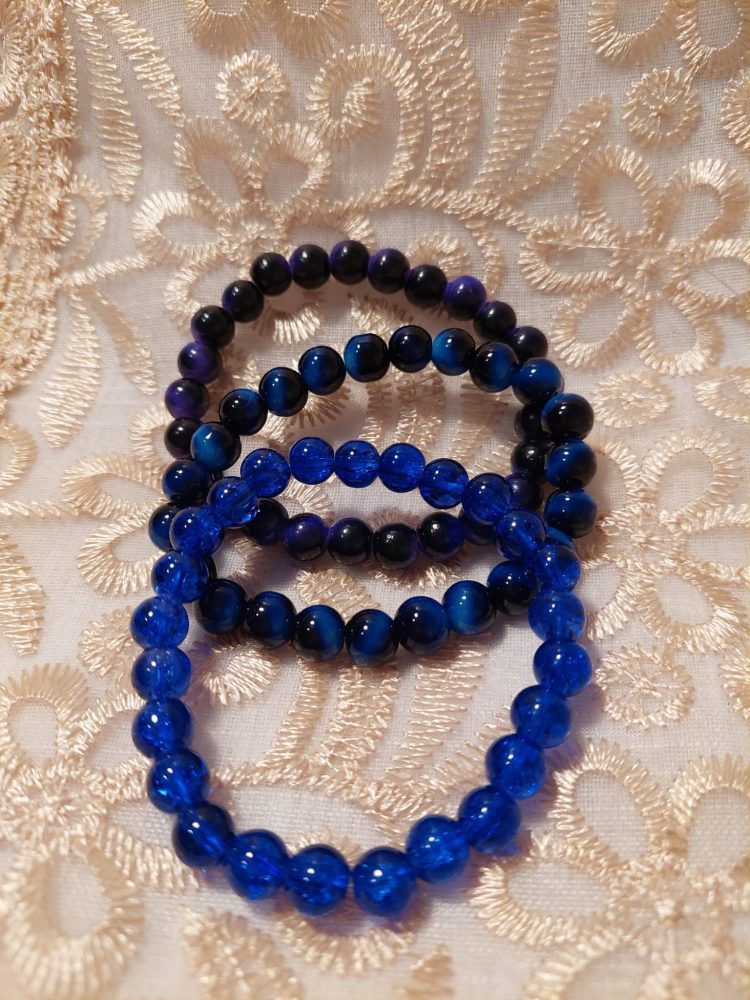 Hoitavat Kivirannekorut, 3 kpl, Sinitaivas -tarjouspaketti - Image 2