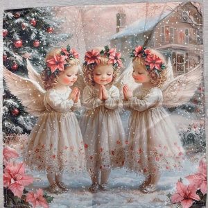 Kaunis, herkkä, silkkimäinen Liina, Jouluenkelit