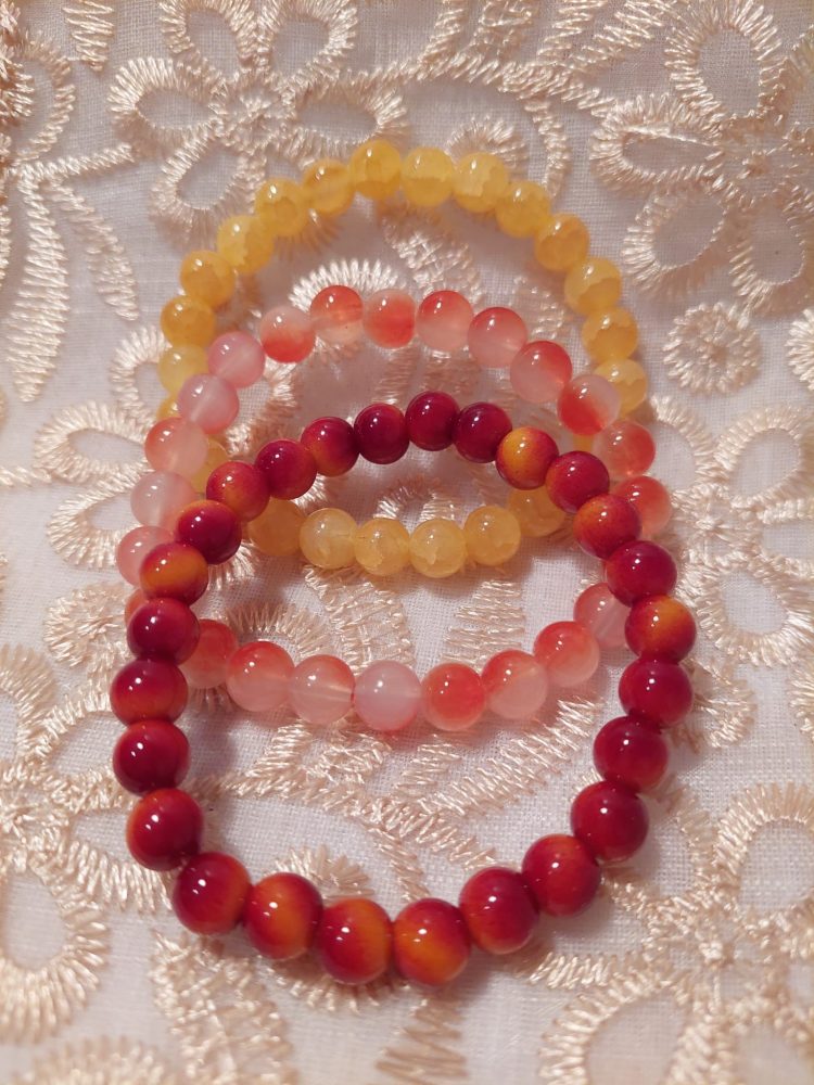 Hoitavat Kivirannekorut, 3 kpl, Tutti Frutti -tarjouspaketti - Image 3