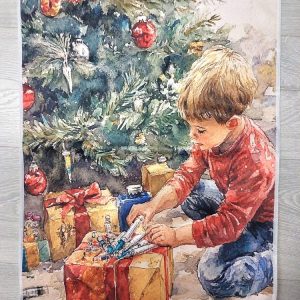 Nostalginen Joulupyyhe, Jouluaatto