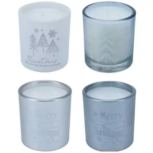Tuoksukynttilä, Cool Winter -lajitelma, 4 kpl, kaunis Lahjapakkaus